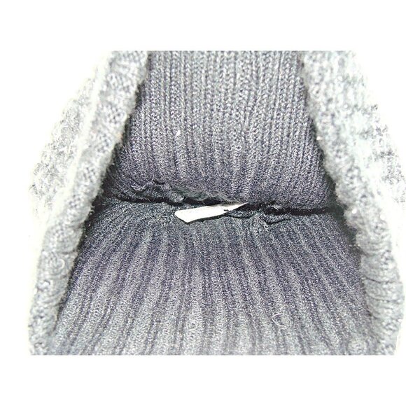 Nike Womens Black Knitted Sparkle Pom Pom Winter Soft Beanie Hat Size 7-16 - Picture 10 of 12